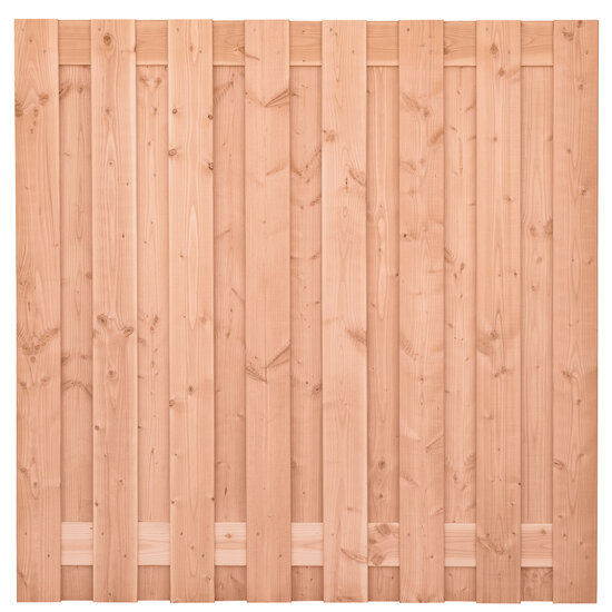 Tuinscherm Douglas, geschaafd, 17-planks (15 + 2) Zillertal 180 x 180 cm