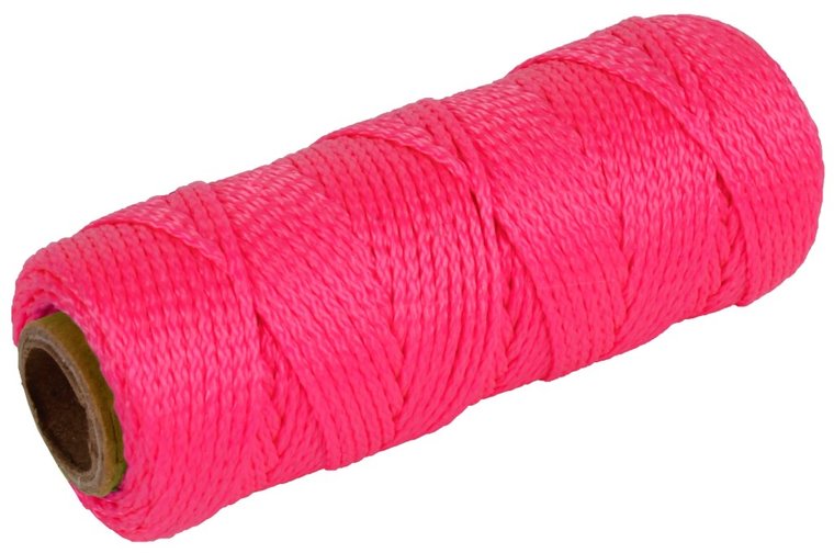 Uitzetkoord roze 1,5mm 50m High Quality   