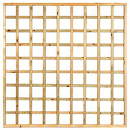 Trellis recht, lamel 1,3 x 2,5 cm grenen groen ge&iuml;mpregneerd H180 x B180 cm