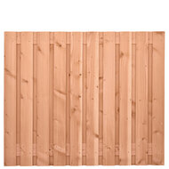 Tuinscherm Douglas geschaafd 21-planks (19 + 2) Zwarte Woud 150 x 180 cm