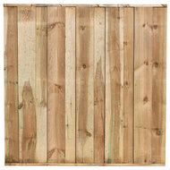 Tuinscherm grenen groen ge&iuml;mpregneerd, 11-planks Losser 180 x 180 cm