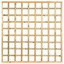 Trellis recht, lamel 1,3 x 2,5 cm grenen groen ge&iuml;mpregneerd H180 x B180 cm