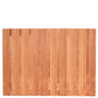 Tuinscherm hardhout kunstmatig gedroogd 21-planks (19 + 2) Dronten 180 x 130 cm