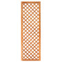 Trellis met lijst, diagonale lamellen hardhout kunstmatig gedroogd H180 x B60 cm