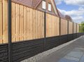 Tuinscherm Douglas geschaafd 23-planks (21 + 2) Harz 180/90 x 180 cm verloop